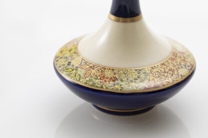 Satsuma Ware Lapis Lazuli Small Vase