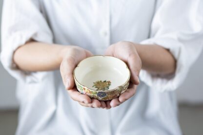 Satsuma Ware Flower Bowl