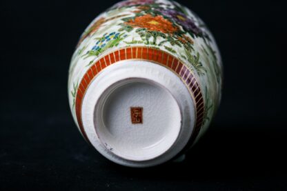 Satsuma Ware Bamboo Vase
