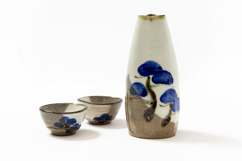 Sake Bottle set | Pine Tree