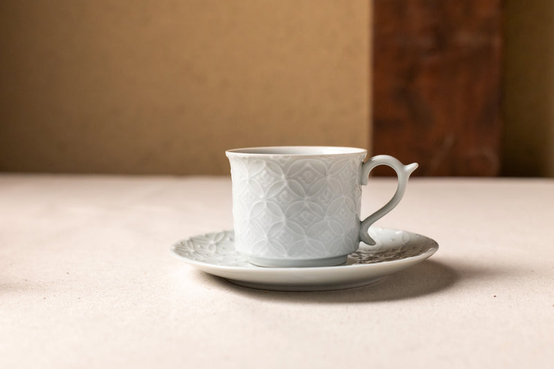 KOSHUN Cup & Saucer — Shippo (M)