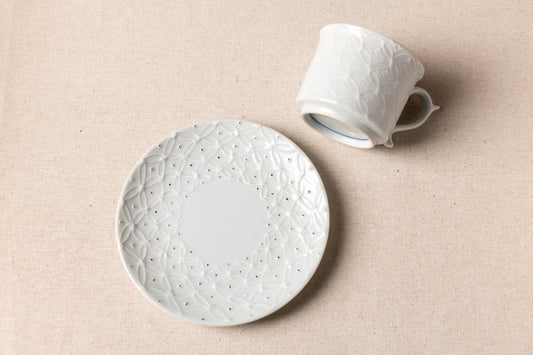 KOSHUN Cup & Saucer — Shippo (M)