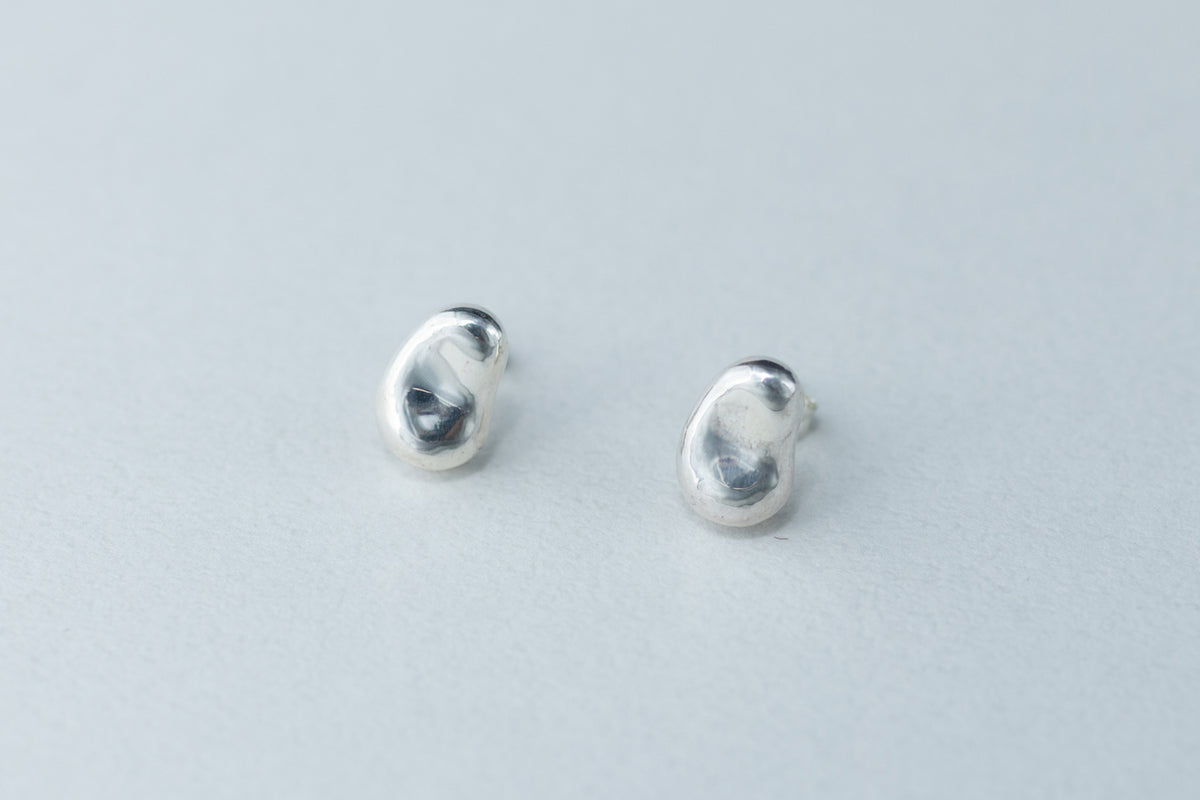 Silver Earrings | Broad beans