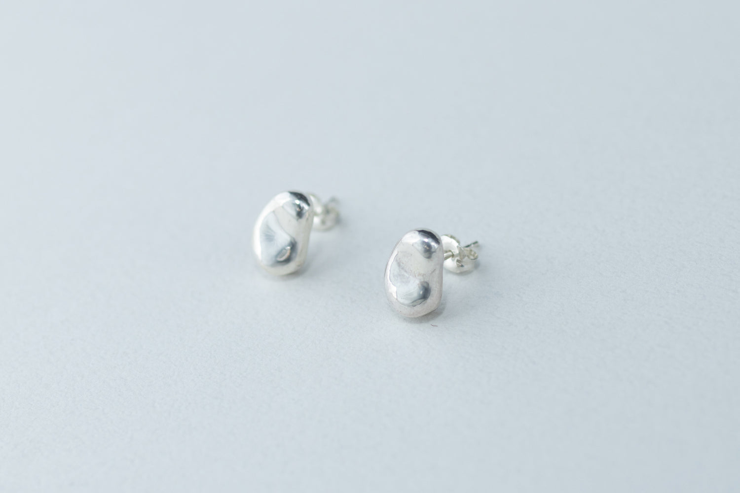 Silver Earrings | Broad beans