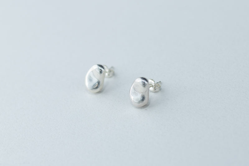 Silver Earrings | Broad beans