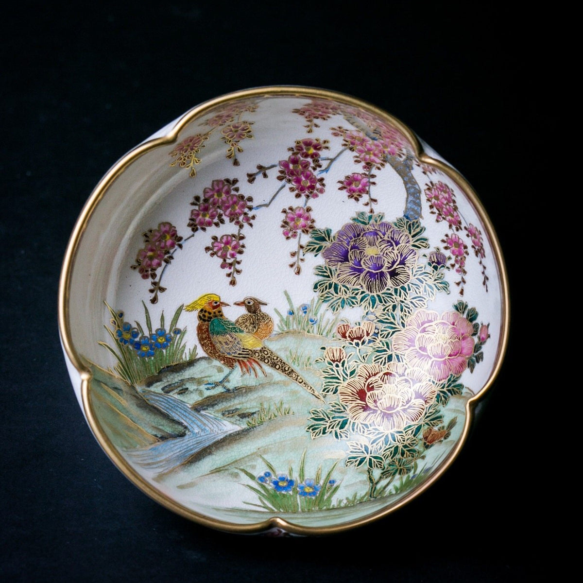 Satsuma Ware Bowl | Sakura