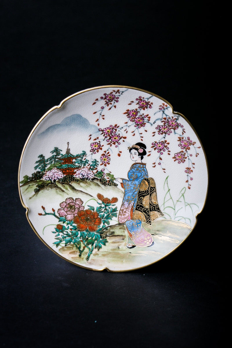 Satsuma Ware Small Plate | Sakura