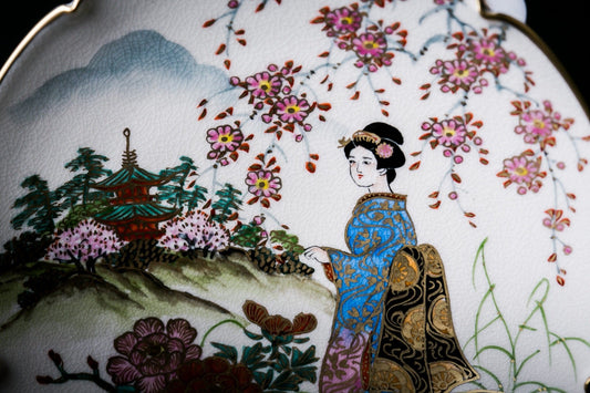 Satsuma Ware Small Plate | Sakura