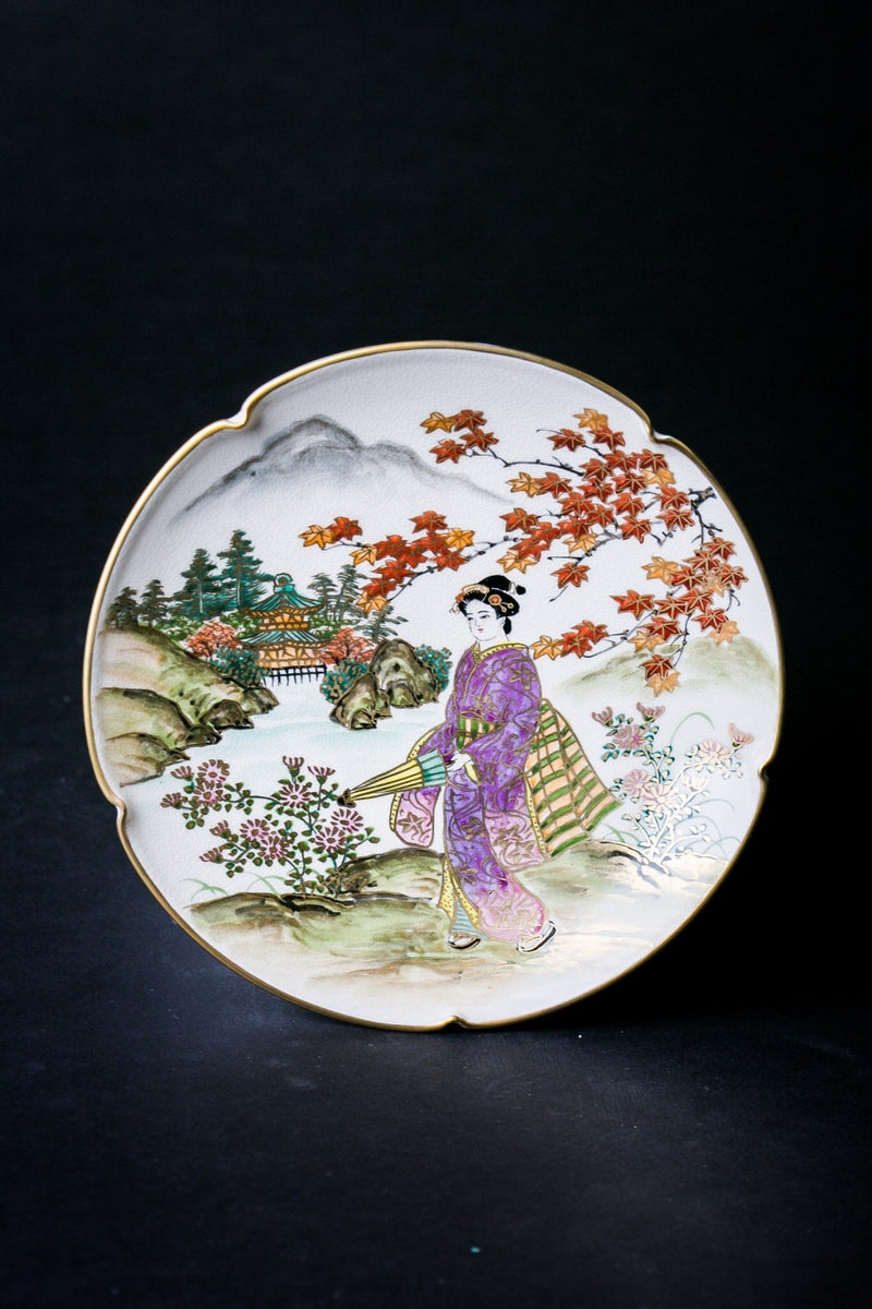 Satsuma Ware Small Plate | Autumn