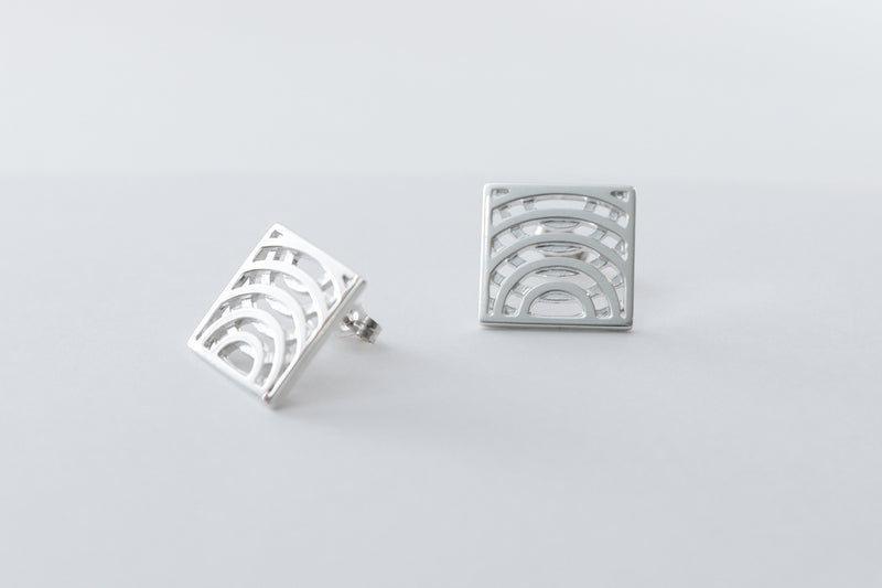 Silver Earrings | Jardin