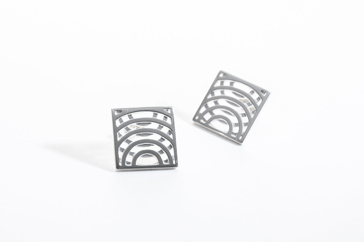 Silver Earrings | Jardin