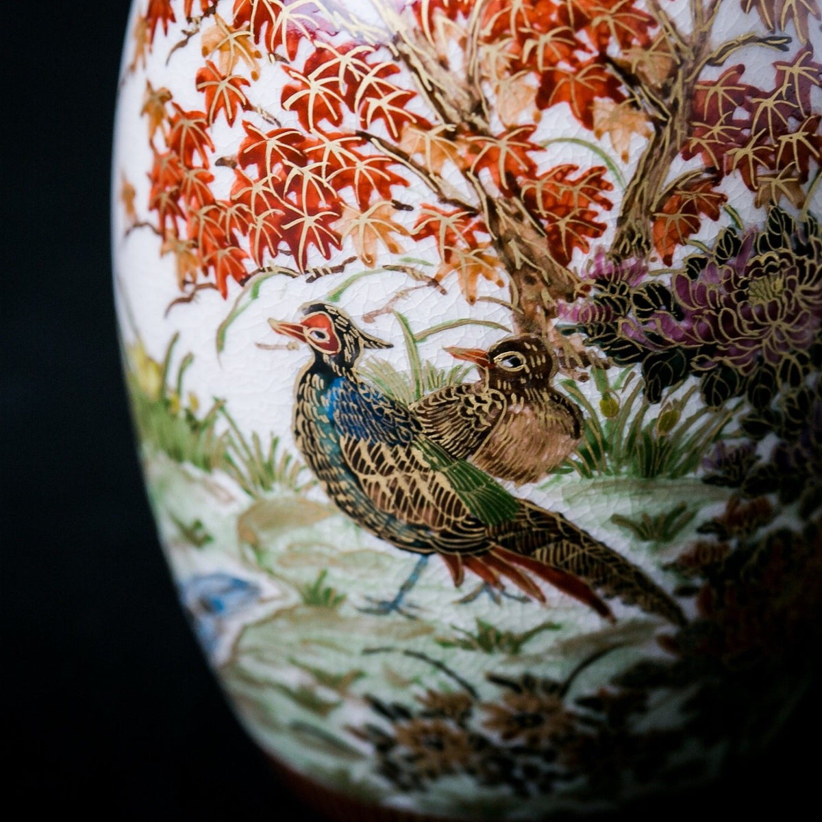 Satsuma Ware Vase | Autumn