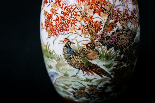 Satsuma Ware Vase | Autumn