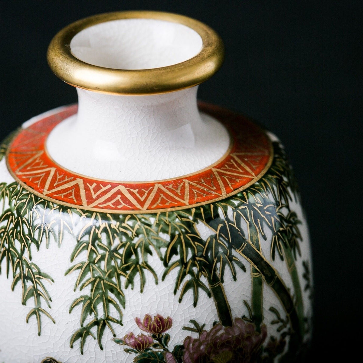 Satsuma Ware Vase | Bamboo