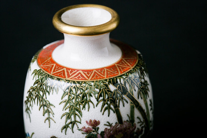 Satsuma Ware Vase | Bamboo