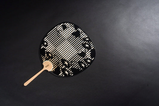 Cutting Art Round Fan | Check