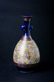 Satsuma Ware Vase | Tall Lapis Lazuli