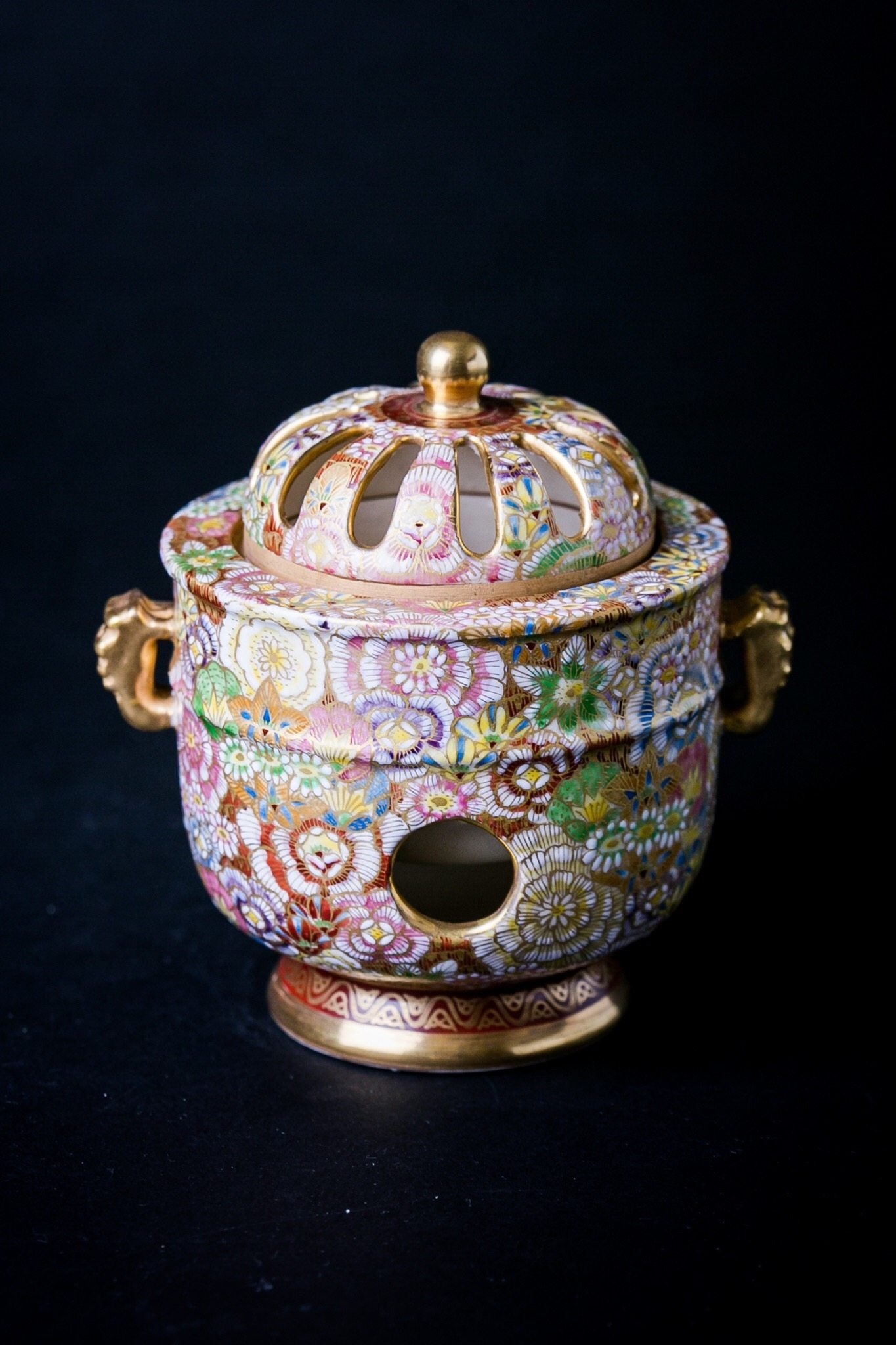 Satsuma Ware Incense Burner