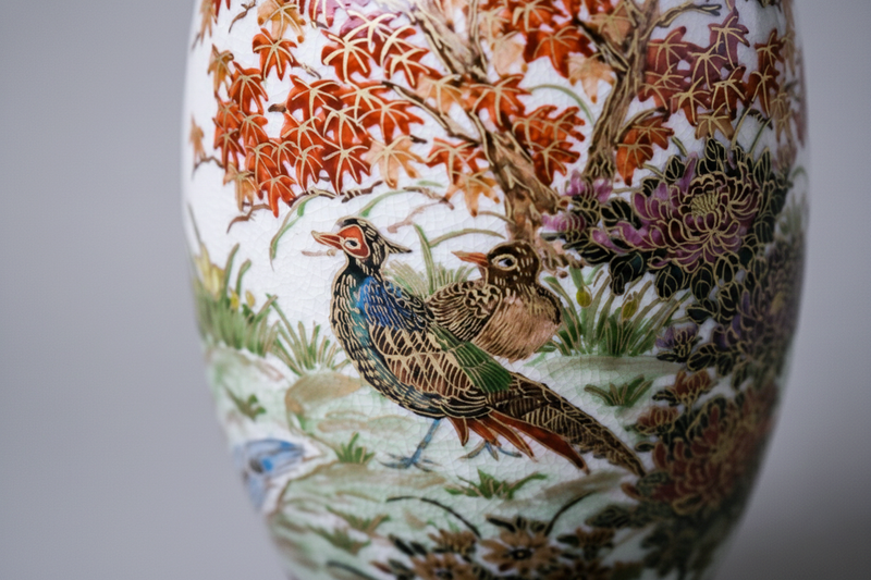 Satsuma Ware Vase | Autumn