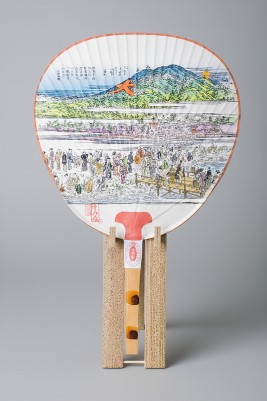 Fan Display Stand | Bamboo