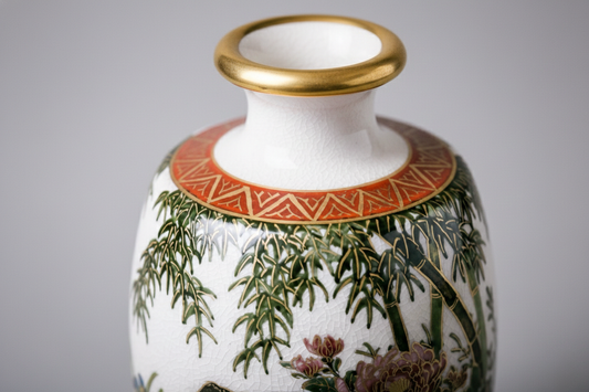 Satsuma Ware Vase | Bamboo
