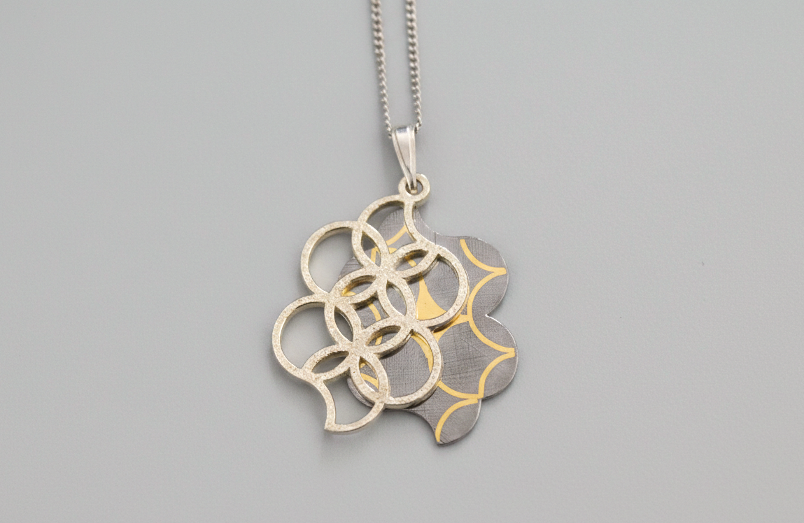 Inlay Necklace | Shippo Pattern