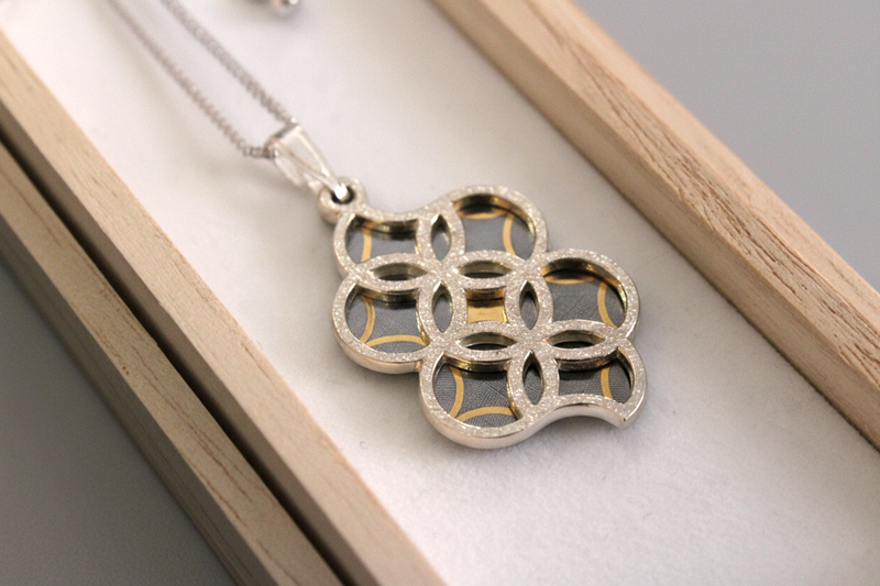 Inlay Necklace | Shippo Pattern