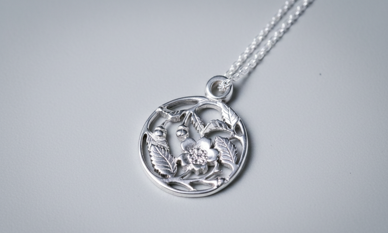 Silver Necklace | Sakura