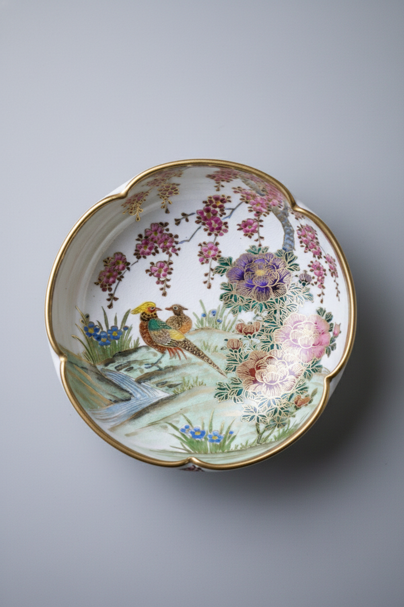 Satsuma Ware Bowl | Sakura