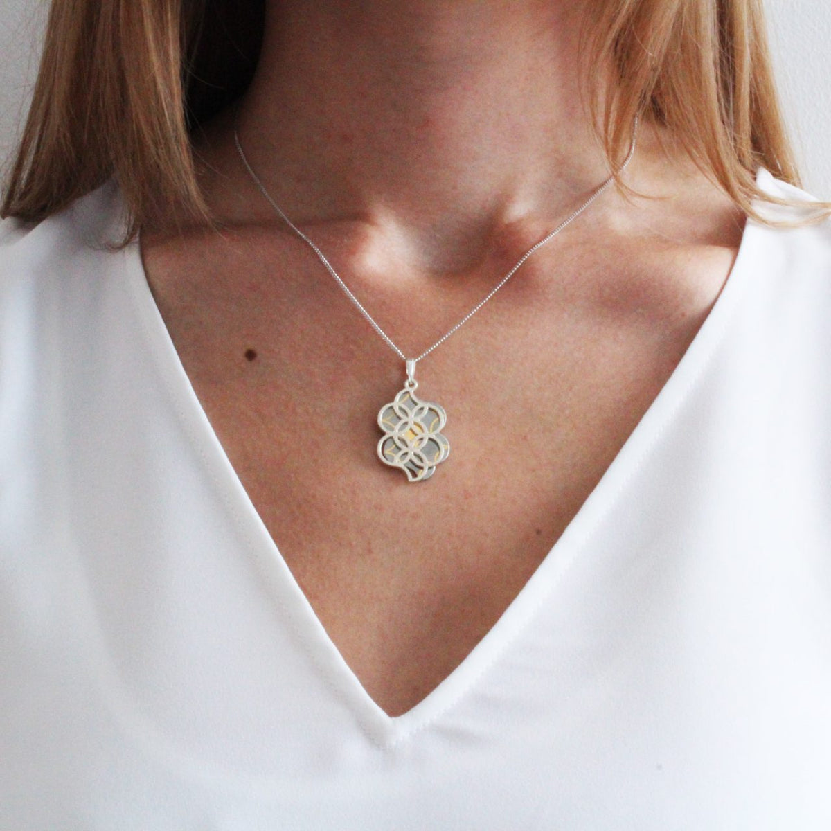 Inlay Necklace | Shippo Pattern