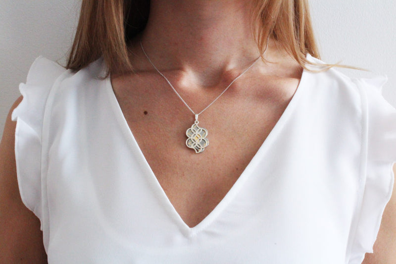 Inlay Necklace | Shippo Pattern