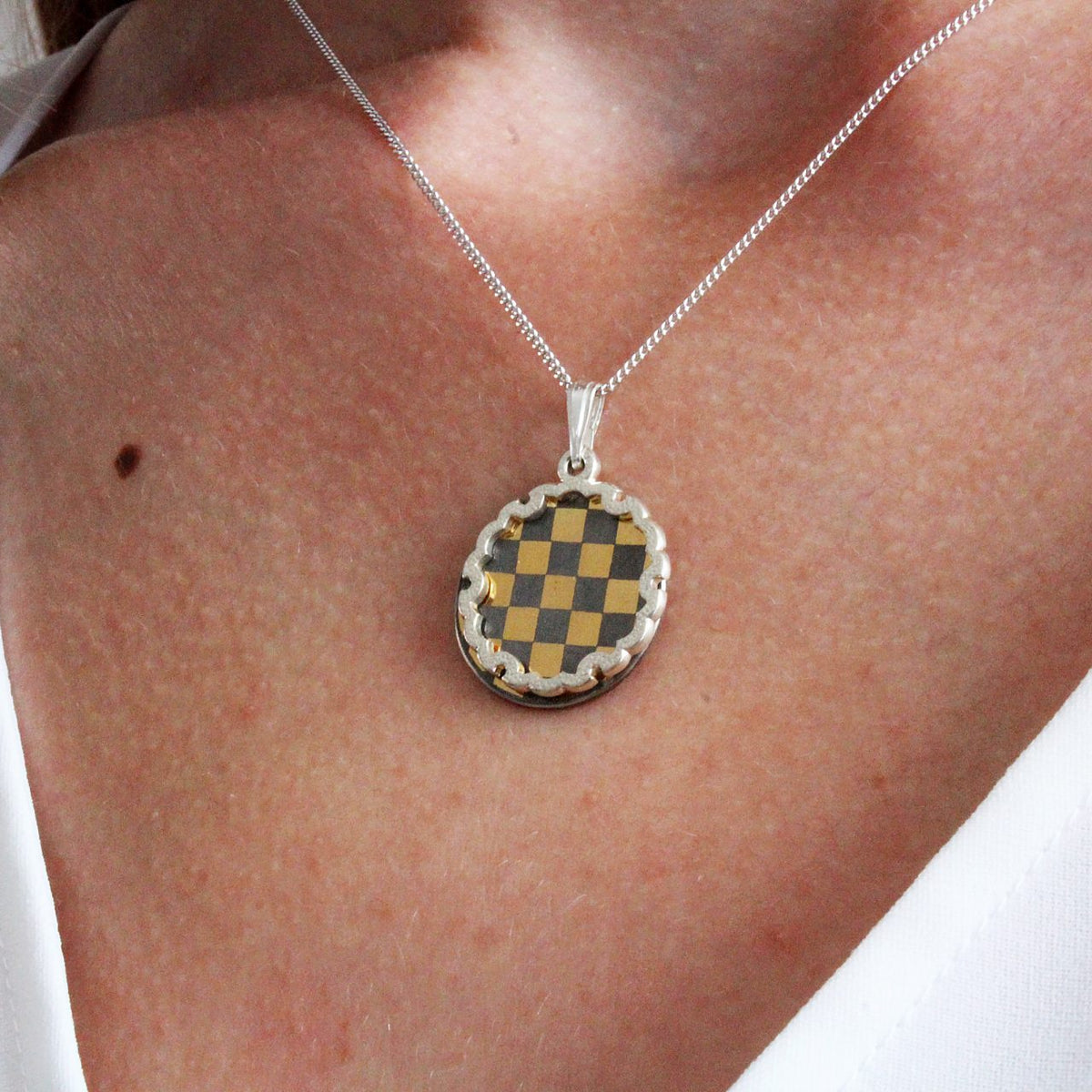 Inlay Necklace | Yukiwa Pattern