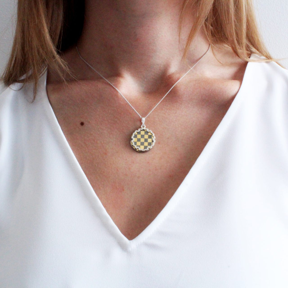 Inlay Necklace | Yukiwa Pattern