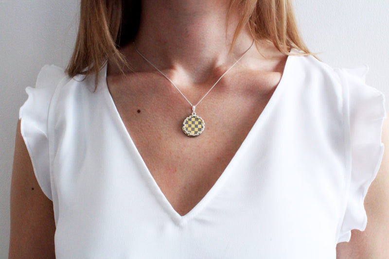 Inlay Necklace | Yukiwa Pattern