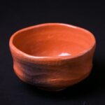 Matcha Green Tea Bowl | Red Raku