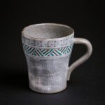 Tea Mug | Green Mishima Pattern