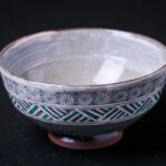 Rice Bowl | Green Mishima Pattern