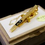 Inlay Tie Pin | Gold